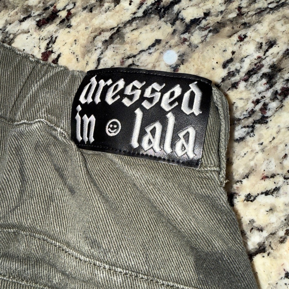 Dressed In LALA Canvas Parachute Pants Streetwear Sz M Oversized Hip Hop - Picture 10 of 16